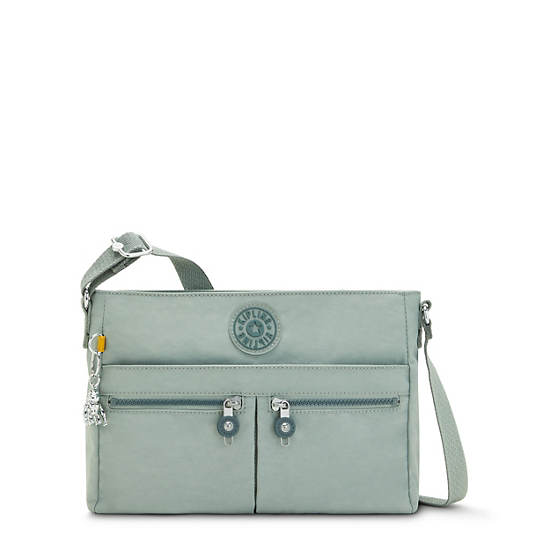 Kipling New Angie Crossbody Bags Tender Sage | CA 1197VR